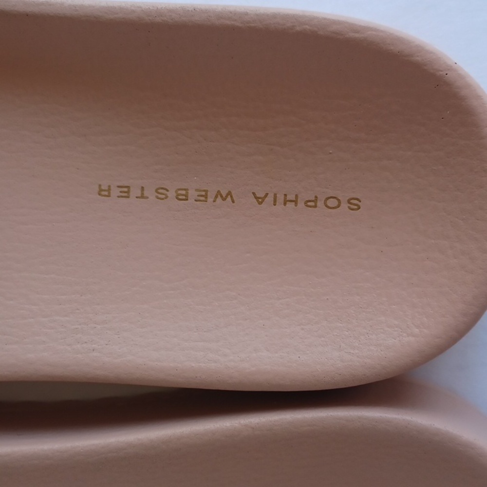 Sophia Webster Dina Gem Embellished Slip On Slide Sandals SZ 8 NWOT - Picture 12 of 16